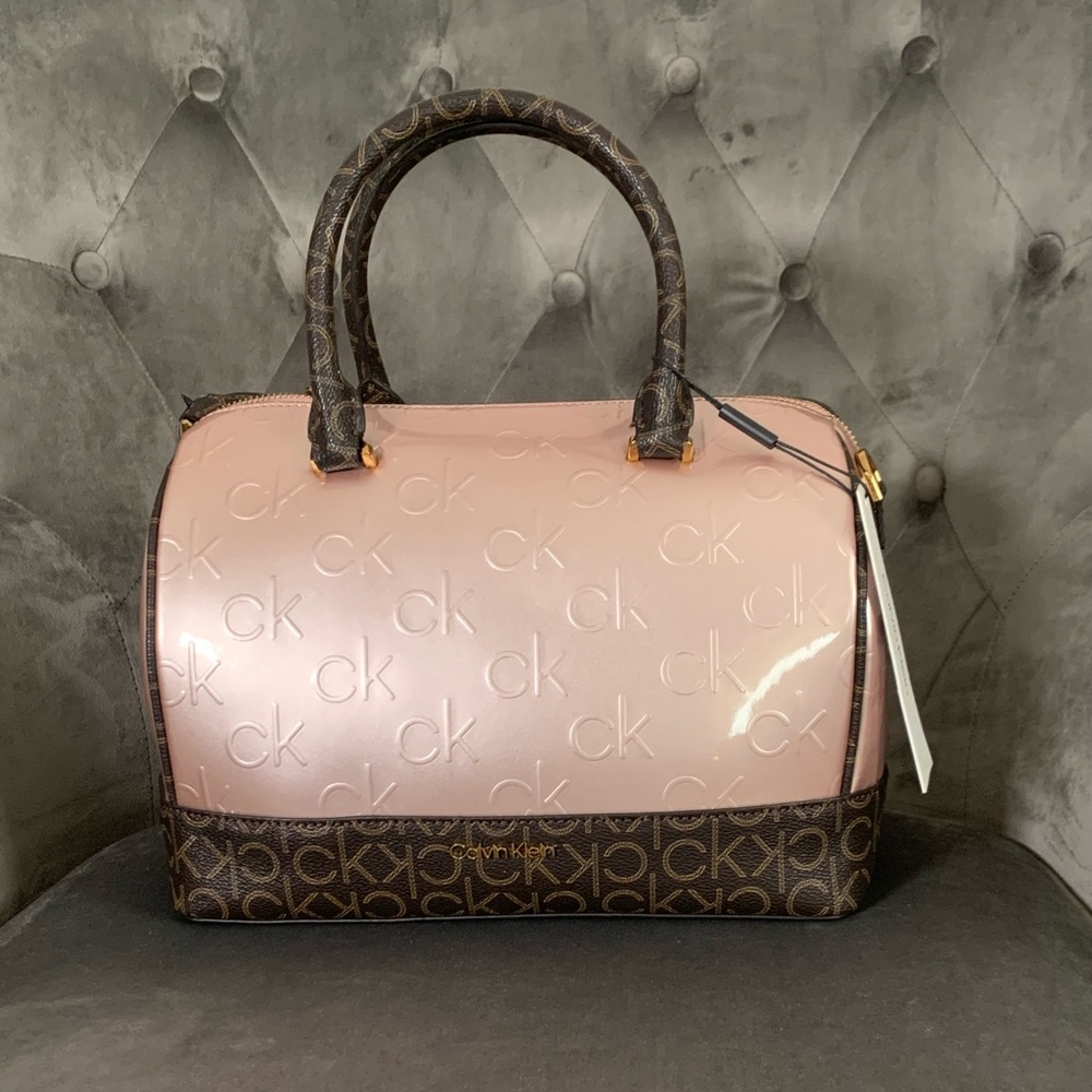 Calvin Klein Rose Pink Satchel - Picture 2 of 7